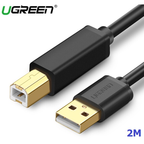 Cáp Máy In USB 2.0 Cao Cấp dài 2M Ugreen 20847