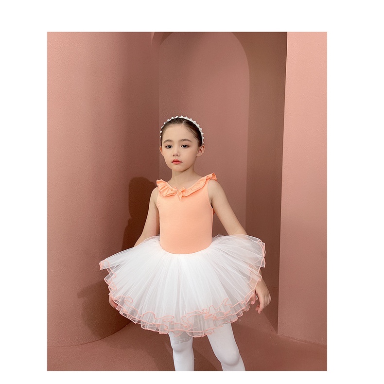 Bộ Trang Phục Múa Ba Lê Bằng Vải Cotton Dành Cho Bé Gái