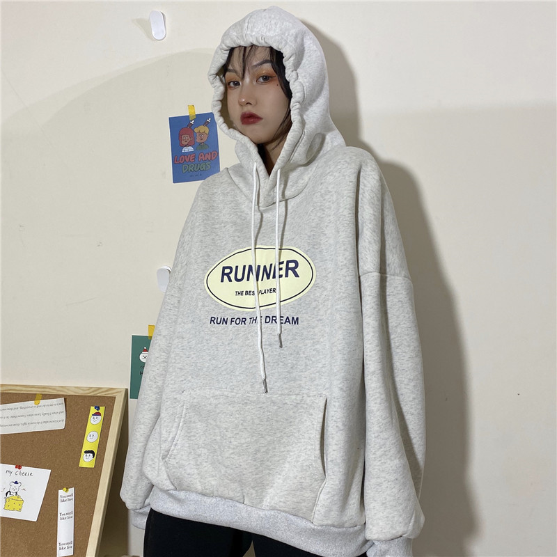 Áo Hoodie Dáng Rộng Phong Cách Hàn Quốc Dành Cho Nữ T 17d1819