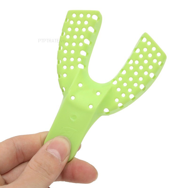 PTPTRATE ★10x Plastic Dental Impression Trays Dental Central Supply Materials Teeth Holder