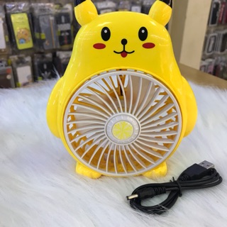 Quạt mini picachu