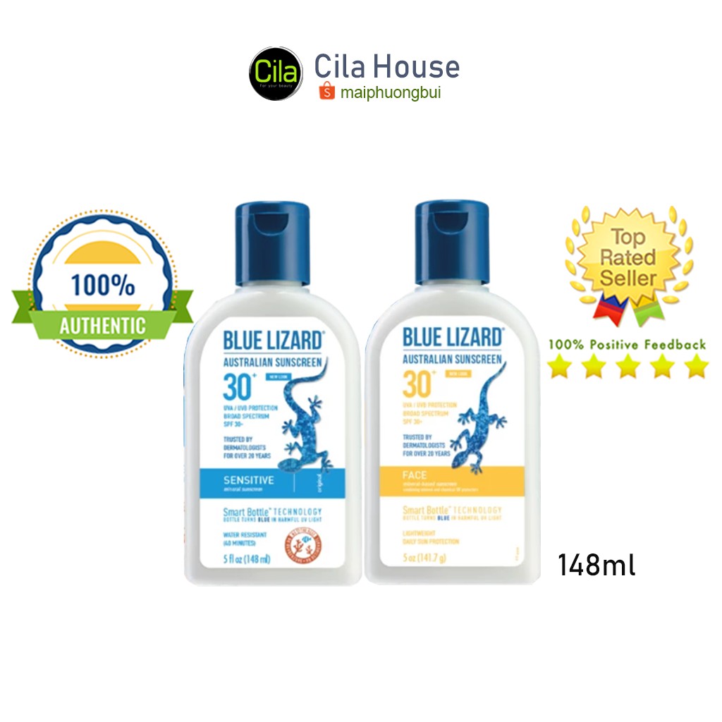 [Mẫu mới] Kem chống nắng Blue Lizard (Bill Mỹ) - Cila House