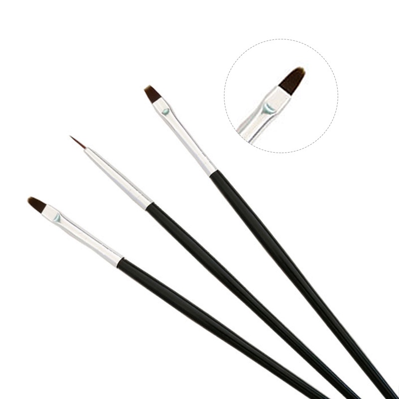 Set 3 cọ BORN PRETTY vẽ trang trí móng tay hai đầu