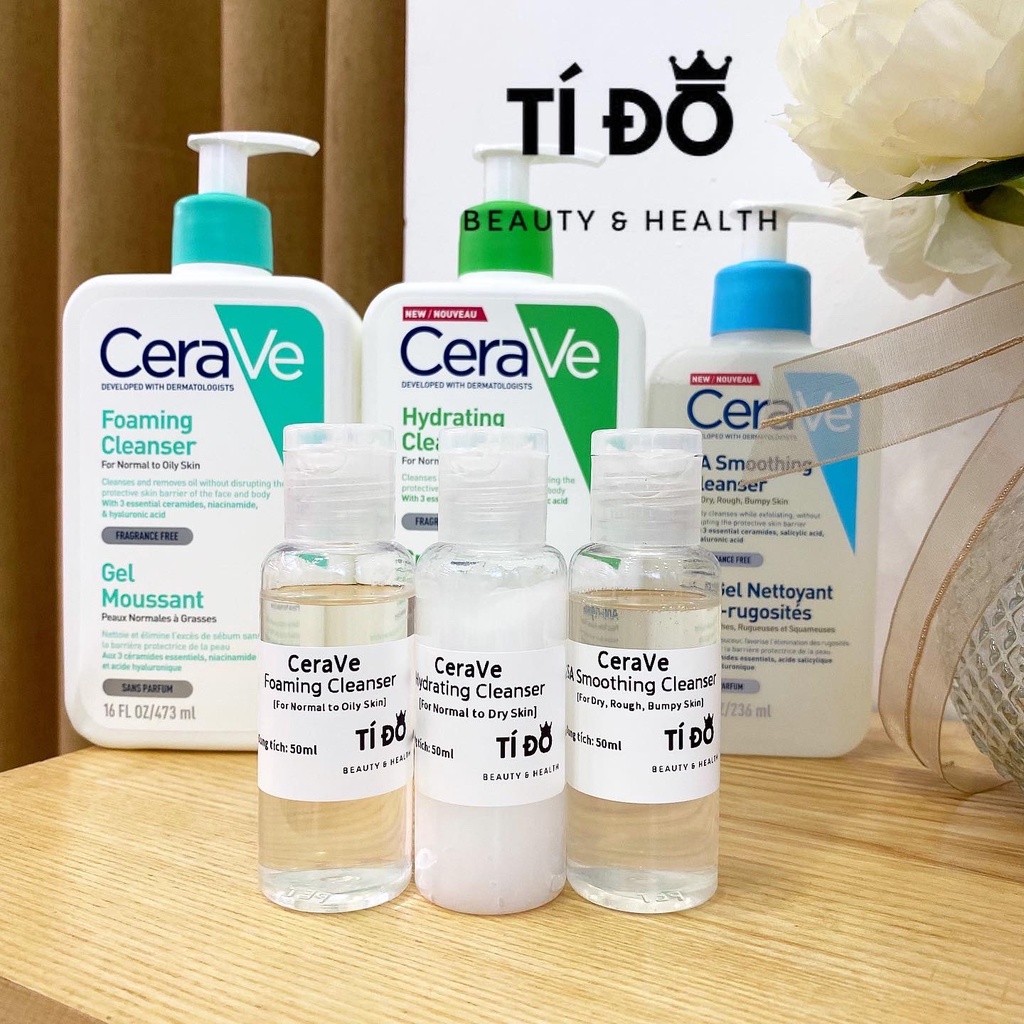 CERAVE -Sữa rửa mặt các loại