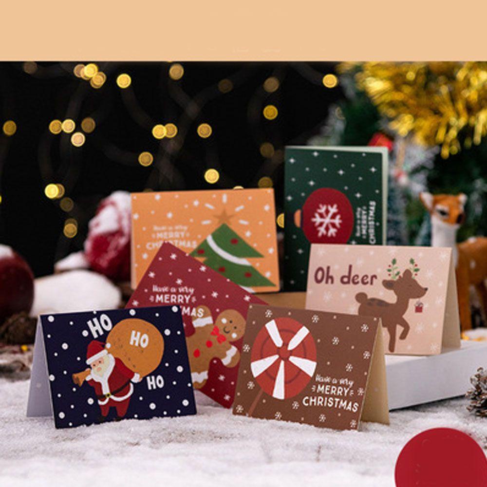 Set 6 Tấm Thiệp Chúc Mừng Trang Trí Không Khí