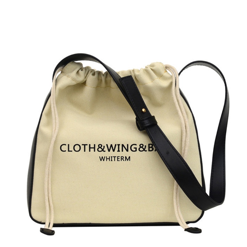 Túi Đeo Chéo Vai Bằng Vải Canvas Thời Trang Sành Điệu Cho Nữ