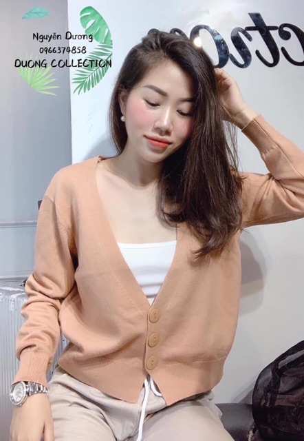 Áo Khoác Cardigan Len Mịn Dày Dặn Bảng Màu Mới (kèm ảnh thật)