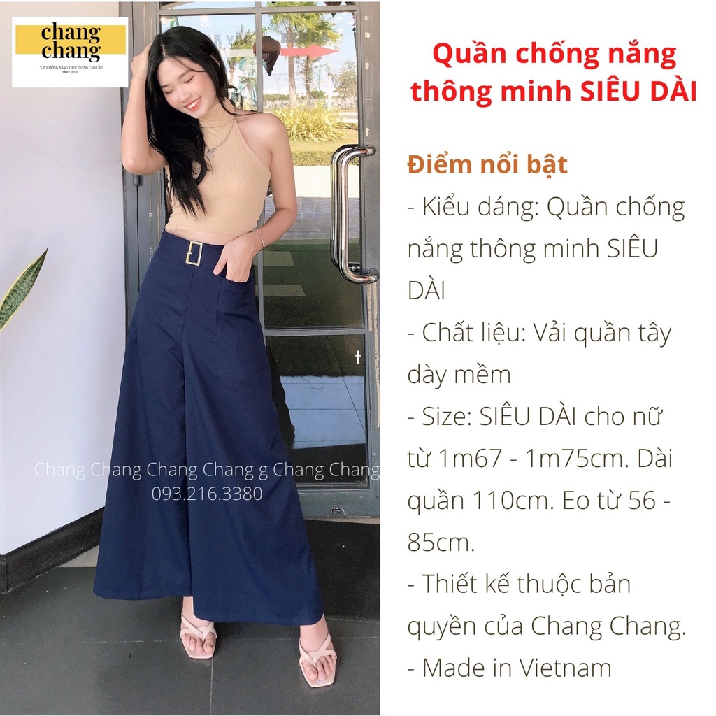 [Siêu Dài] Quần Chống Nắng Dài Cho Chị Em Từ 1m67 - 1m75, Váy Quần Chống Nắng Thời Trang Cao Cấp Vải Dày Mịn | Full Màu
