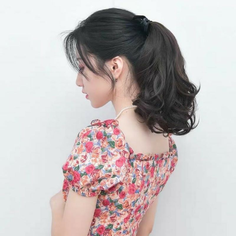 tóc giả cột xoăn 35_40cm cao cấp