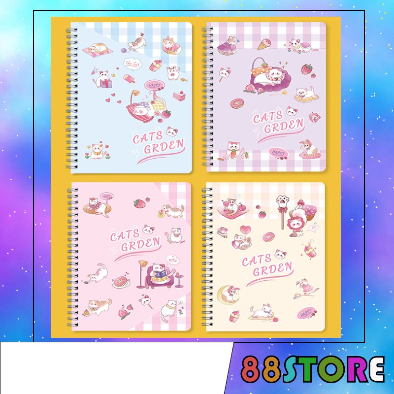 [Mã LIFEXANH03 giảm 10% đơn 500K] [BAO GIÁ SHOPEE] Sổ lò xo A5 được chọn mẫu AOBA-A5-SLX3