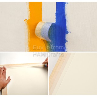 Băng keo giấy dùng để cố định giấy vẽ, chặn màu nước - acrylic - sơn dầu - ảnh sản phẩm 5