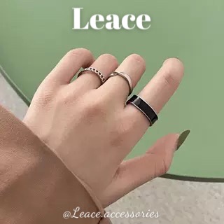 Set nhẫn, bộ nhẫn xà cừ phong cách Hàn Quốc R002,003 Leace.accessories