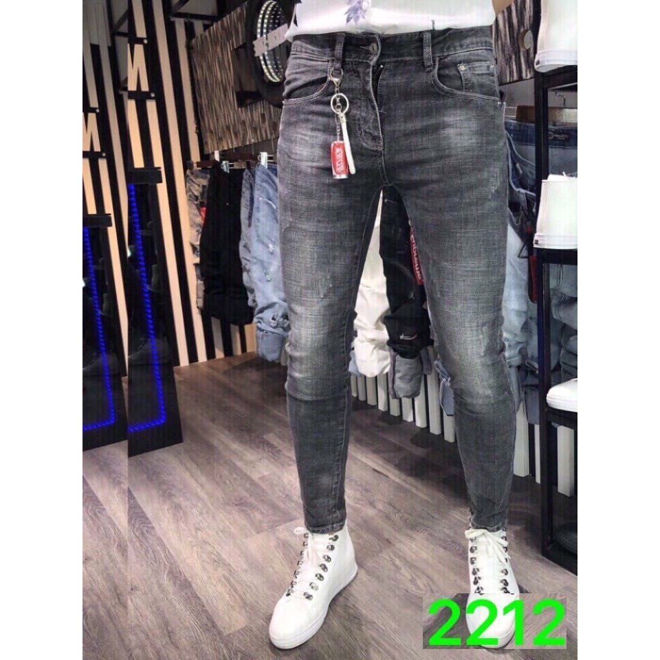QUẦN JEAN NAM | Jean Nam Đen Xám wash Phong cách | Quần Bò Nam 2212 | BigBuy360 - bigbuy360.vn
