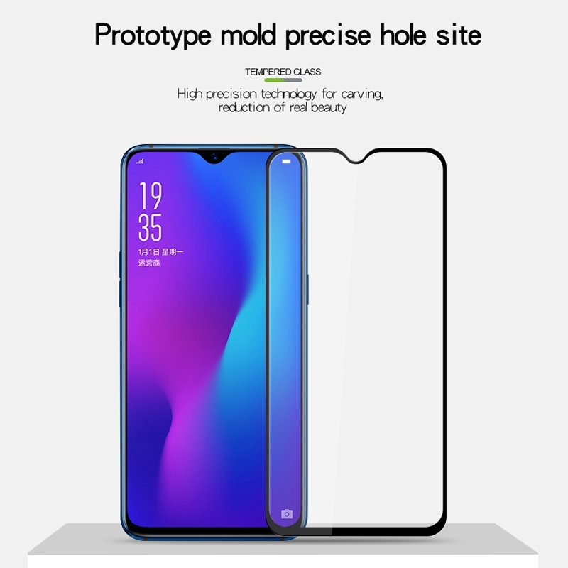 Realme3 Tempered Glass Realme 2 3 Pro X C1 Full Gule Full Coverage Tempered Glass Screen Protector