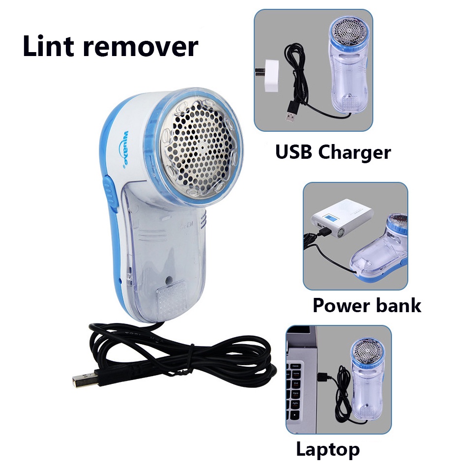 Máy Cắt Vải/Sơ Vải Chạy Điện Sạc Cổng Usb Cầm Tay Tiện Dụng