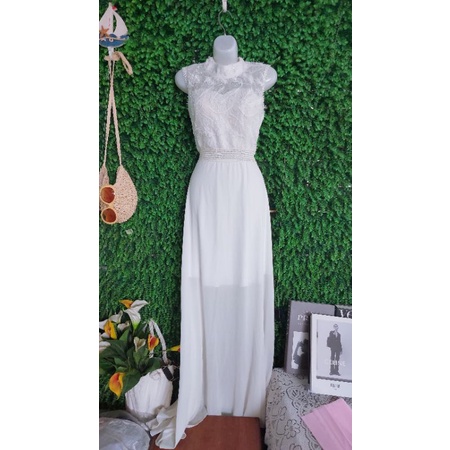 Thanh lý đầm trắng dạ hội kiểu sang