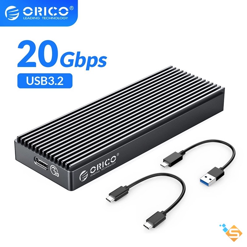 Hộp đựng ổ cứng ORICO M2PAC3-G20 USB3.2 20Gbps M.2 NVMe SSD chất lượng cao - Bảo Hành 1 Năm