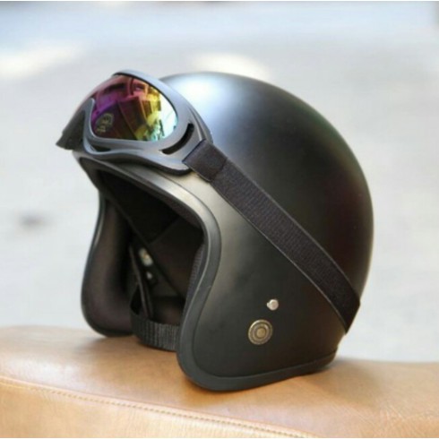 mũ 3/4 kèm kính uv