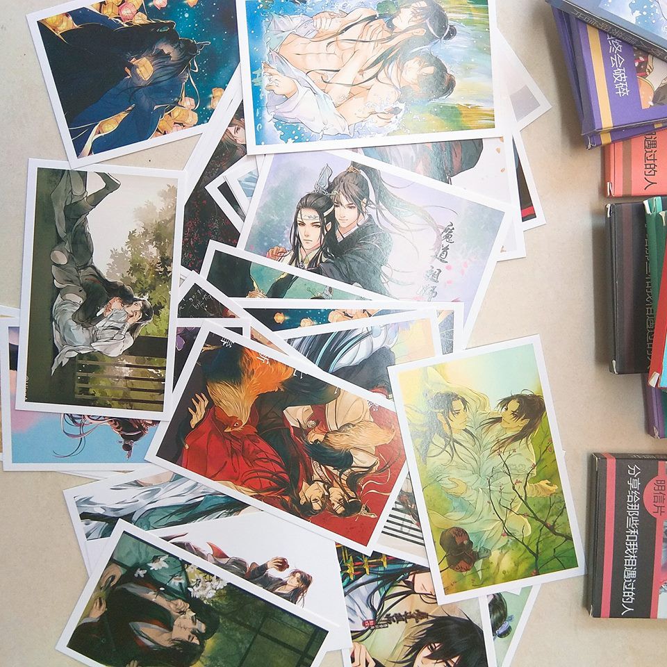 Postcard Sakura, Kuroko, Natsume, Đạo mộ bút ký, Gintama,Miku,Yuri on ice.v.v