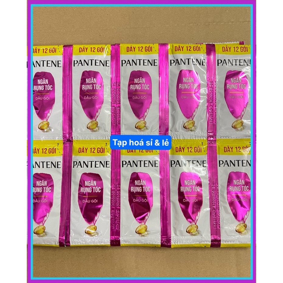 5 dây dầu gội Pantene Dưỡng chất ngăn rụng tóc gói 6g (dây 10gói)