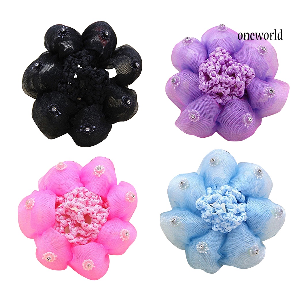 Búi Tóc Có Độ Co Giãn Cao Họa Tiết Lấp Lánh Cho Bé Gái