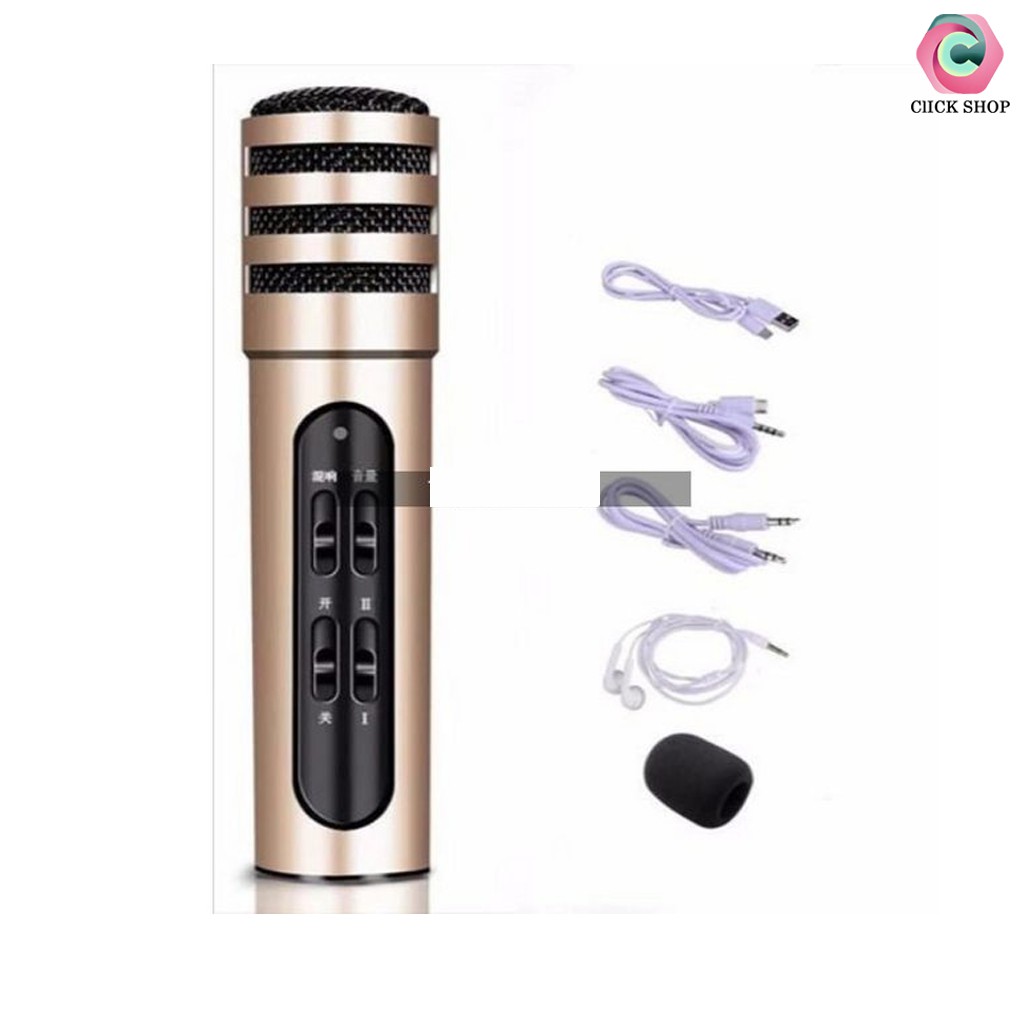 mic thu âm c7 hay mic livestream c7 tặng kèm tai nghe