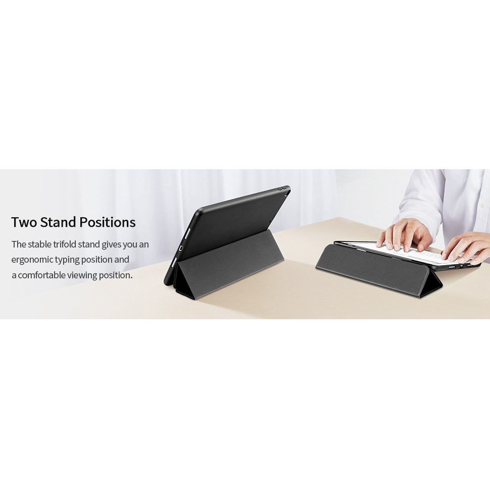 Bao da iPad Pro 12.9 inch 2018 ESR Rebound Pencil Slim Smart Case (Có khe cắm bút Apple Pencil).