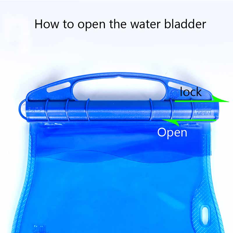 High Quality 1L 1.5L 2L 3L Bicycle Cycling Camping Hiking Outdoor Sports Mouth Water Bladder Bag Pack Backpack Bag Hydration Blue