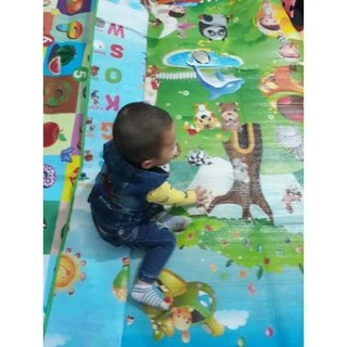 (RẺ VÔ ĐỊCH) THẢM CHƠI MABOSHI 2 MẶT CHO BÉ (1,8M*2M)