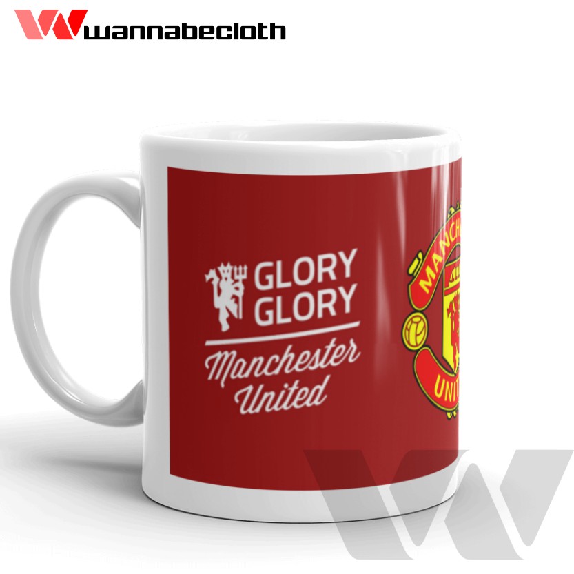 Bình Nước Manchester United Mug Manchester United Cup Ball Glass Mug Custom Ggmu 2