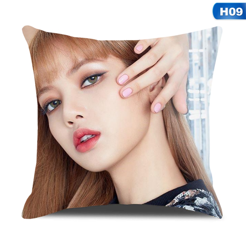 Vỏ Gối Đơn Mặt In Hình Blackpink Bằng Polyester