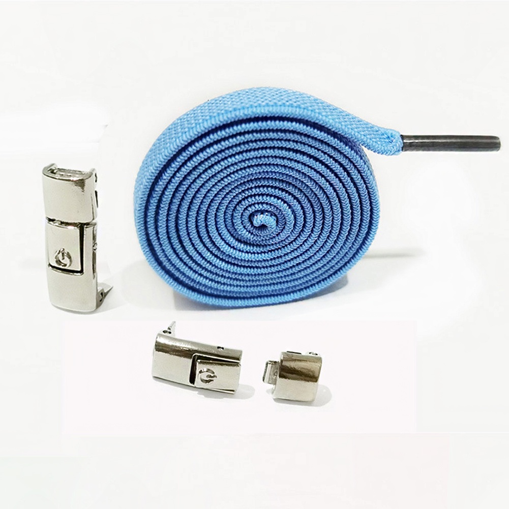 Khóa Dây Giày Co Giãn Không Cần Buộc Màu Sắc Tiện Lợi