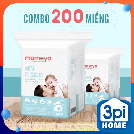 tuan0034 Combo 200 Miếng Lót Thấm Sữa Mameyo tuan0034