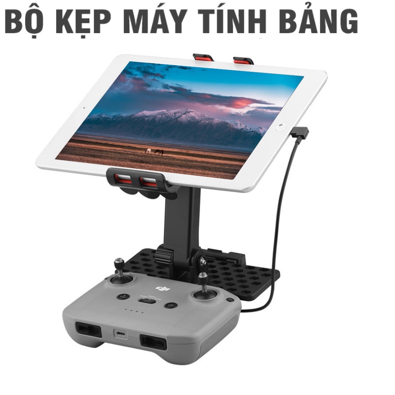 Bộ kẹp đỡ máy tính bảng dùng cho flycam DJI MINI 2, mini SE  AIR2 / AIR2S / PRO - Phụ kiện flycam