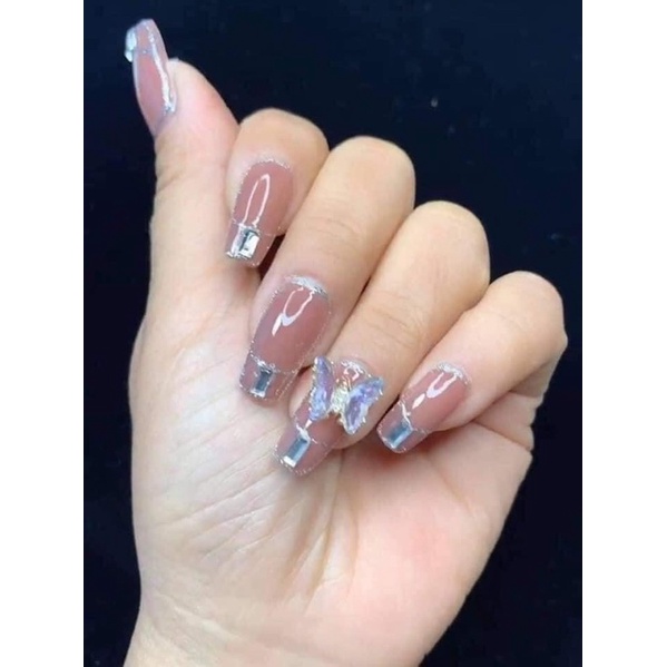 đá Hình vuông Chân bằng trang trí móng nail