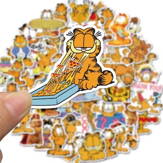 Set 50 miếng dán sticker mèo Garfield