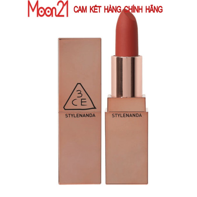 [CHÍNH HÃNG] Son Lì 3CE Matte Lip Color #228 Đỏ Đất