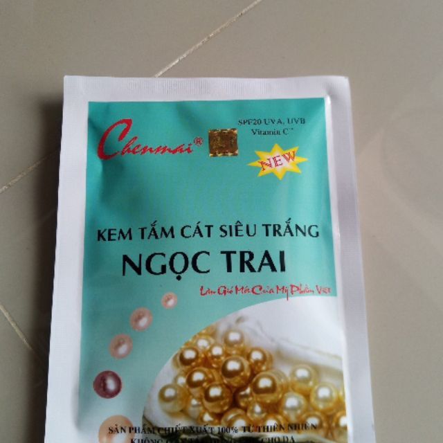 Kem tắm trắng ngọc trai