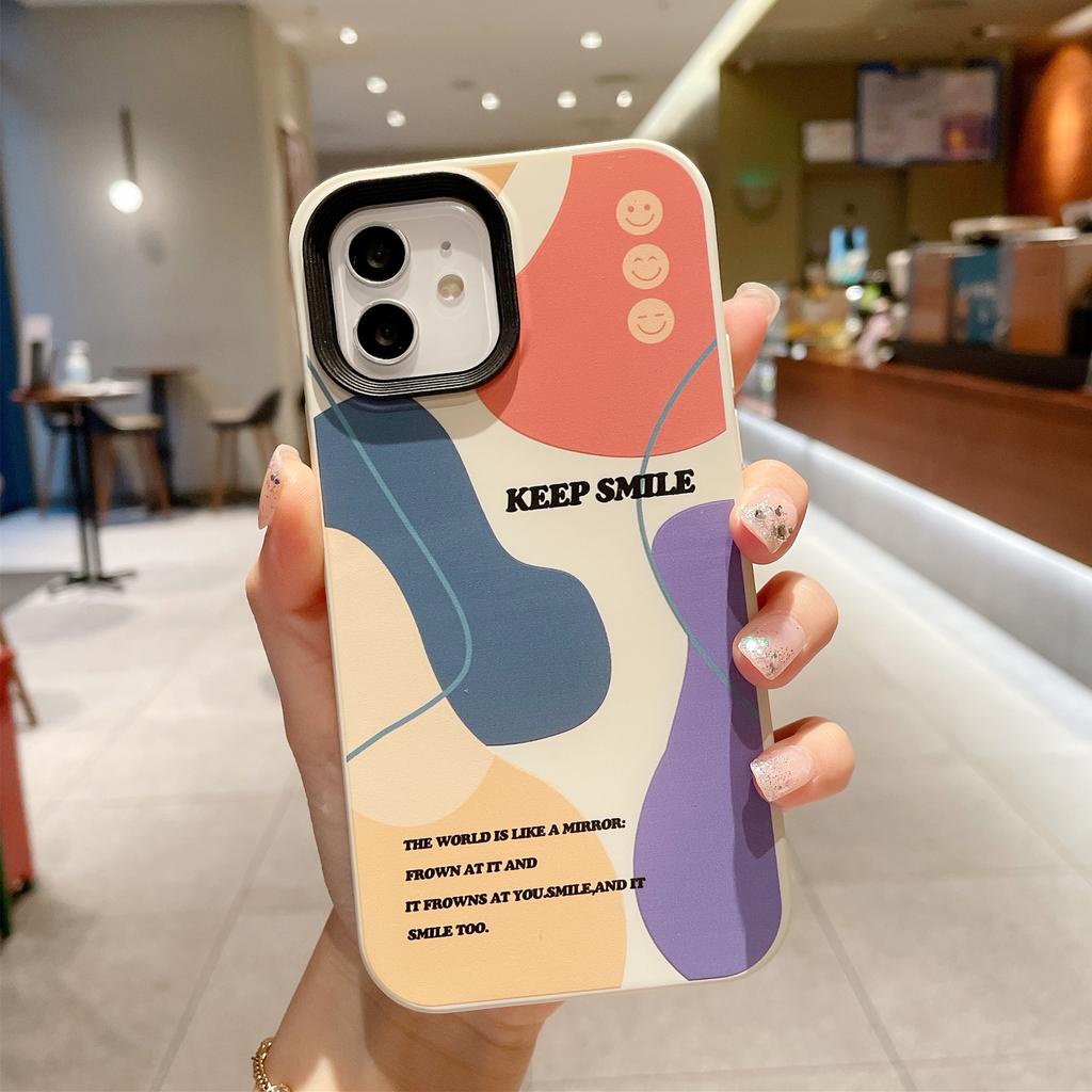 Ốp Điện Thoại Viền Màu Tương Phản 3 Trong 1 Cho IPhone 13Promax 12 11 7Plus X Xs Max XR