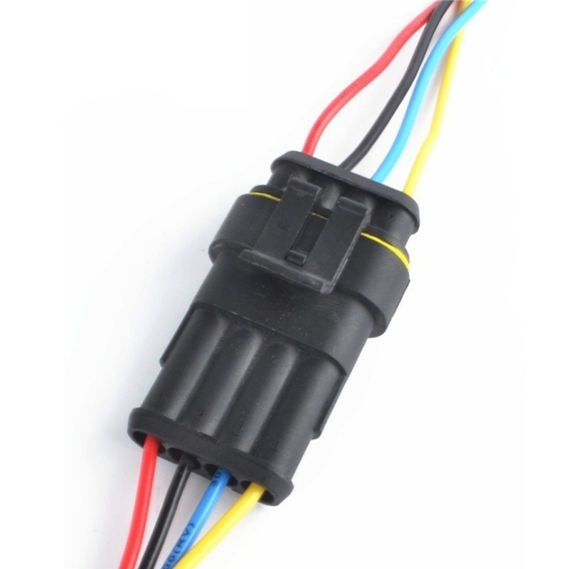 Đầu nối dây điện 1 / 2 / 3 / 4 / 5 / 6 pin chống thấm nước thích hợp cho xe hơi / xe tải