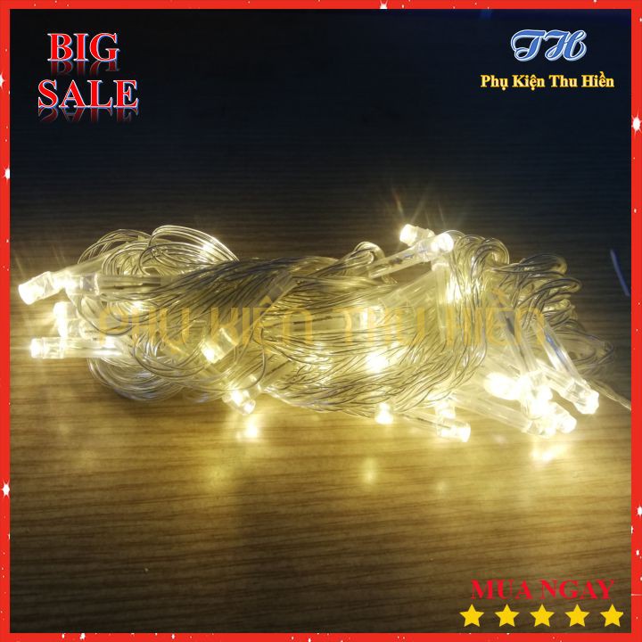 Dây Đèn Led Không Nháy Màu Vàng Nắng - Loại 8m