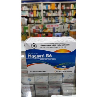 Magnesi b6 hộp 100v bổ sung vitamin và b6 cho cơ thể