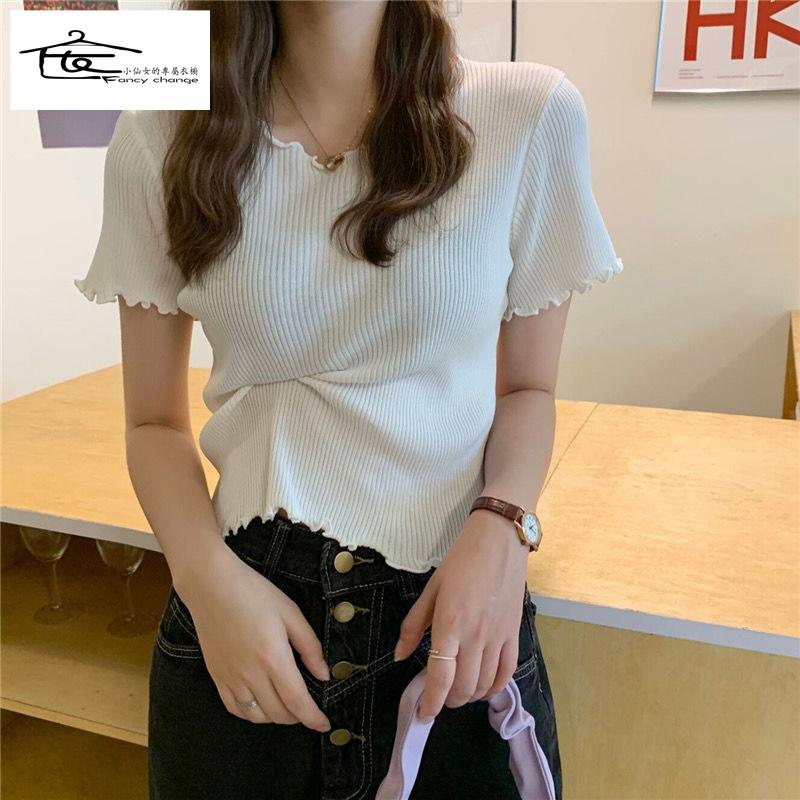 Áo Thun Tay Ngắn Dáng Ôm Thời Trang Mùa Hè Phong Cách Mới Dành Cho Nữ