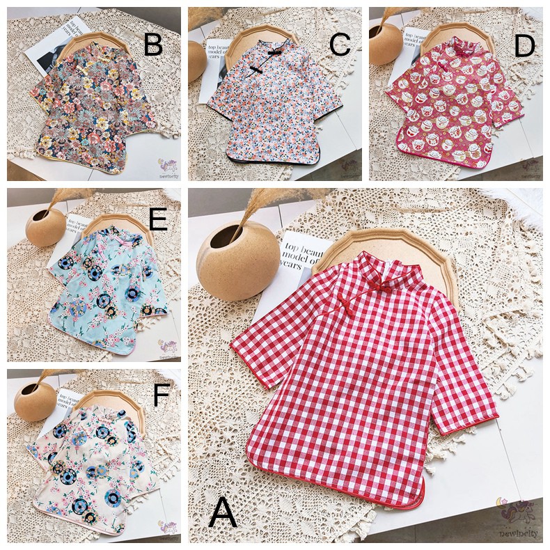 Đầm sườn xám phong cách cổ điển Trung Hoa cho bé gái