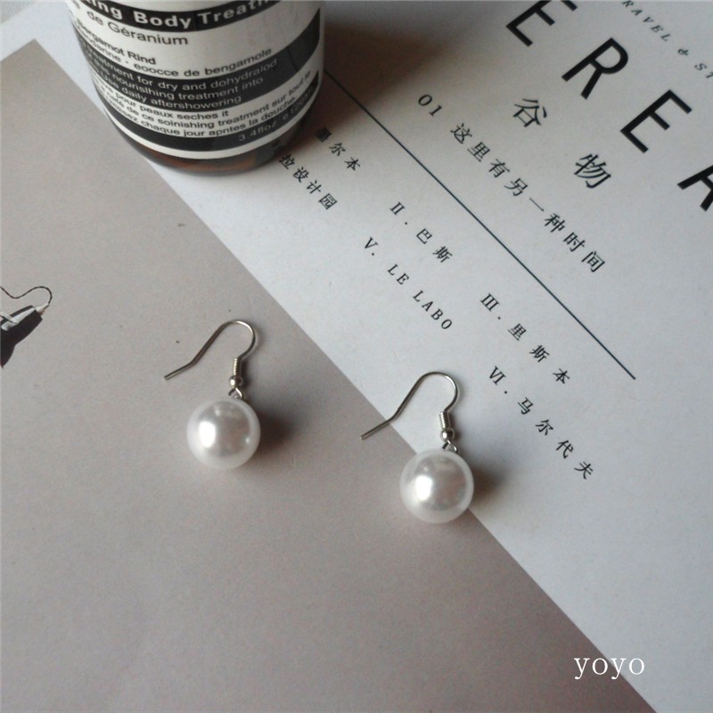 Khuyên Tai Đính Ngọc Trai A73 Phong Cách Hàn Quốc