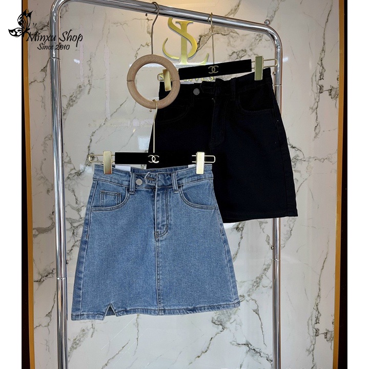 Quần sooc bò giả chân váy sành điệu , quần jean váy khoe dáng mềm mát co giãn 4 chiều hàng Quảng Châu Loại 1 mã Q1600