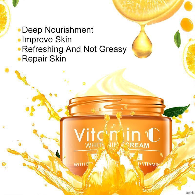 Kem Vitamin C Dưỡng Ẩm Làm Sáng Da 50g