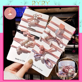Set 12 Dây Cột Tóc xinh xắn dành cho nữ -4 màu lựa chọn