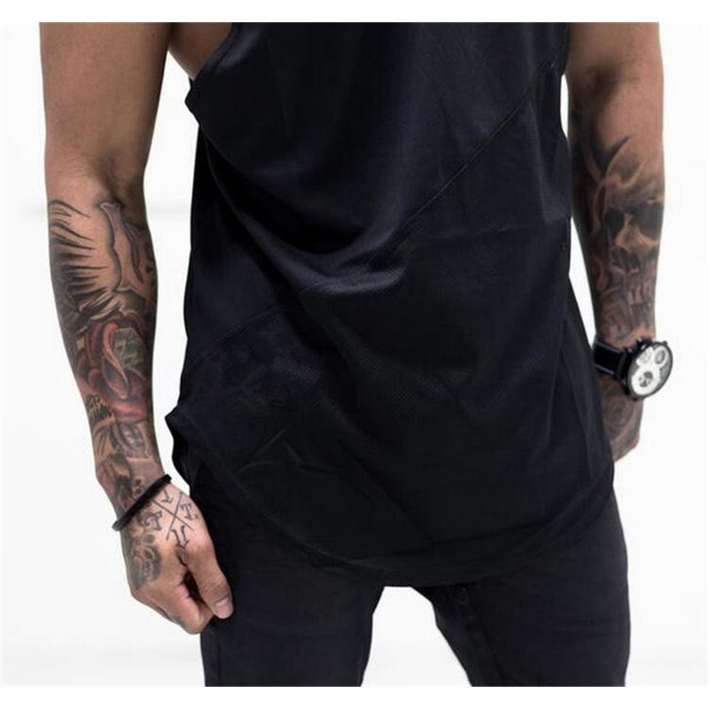 Áo Thun Không Tay Cổ Tròn In Chữ Cơ Bắp Hàng Mới Dành Cho Nam Tập Gym