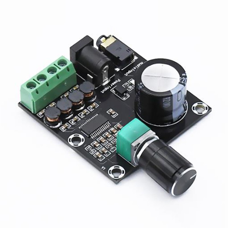 XH-A230 2x15W Bảng mạch khuếch đại công suất HD kỹ thuật số Mô-đun khuếch đại âm thanh DC 8-24V